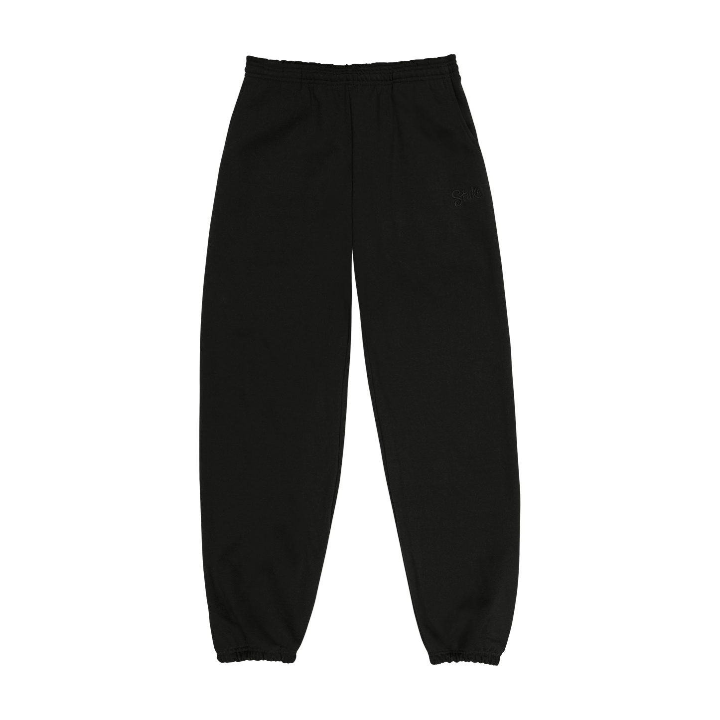 Black on Black Stake Sweatpant