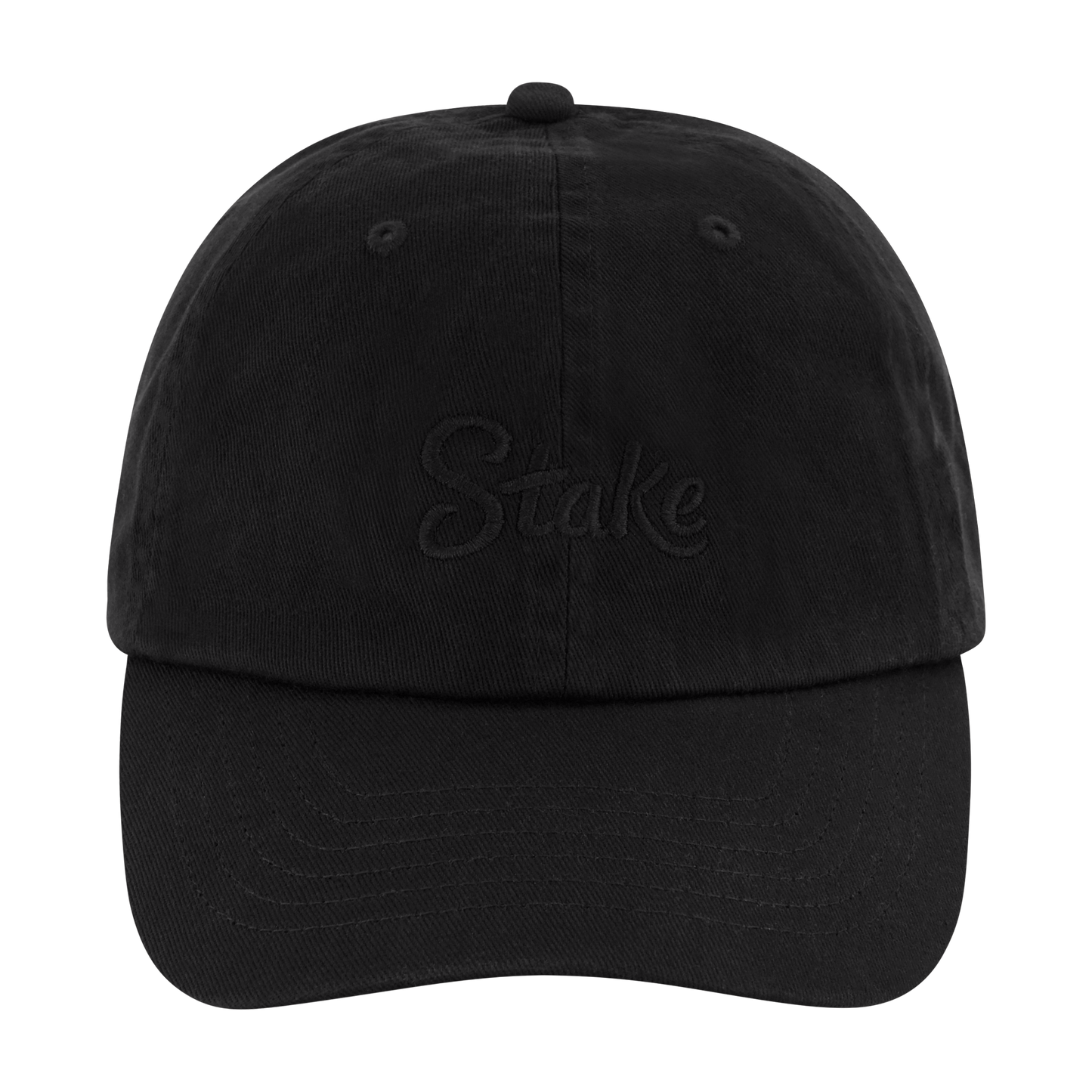 Black on Black 6-Panel Dad Hat