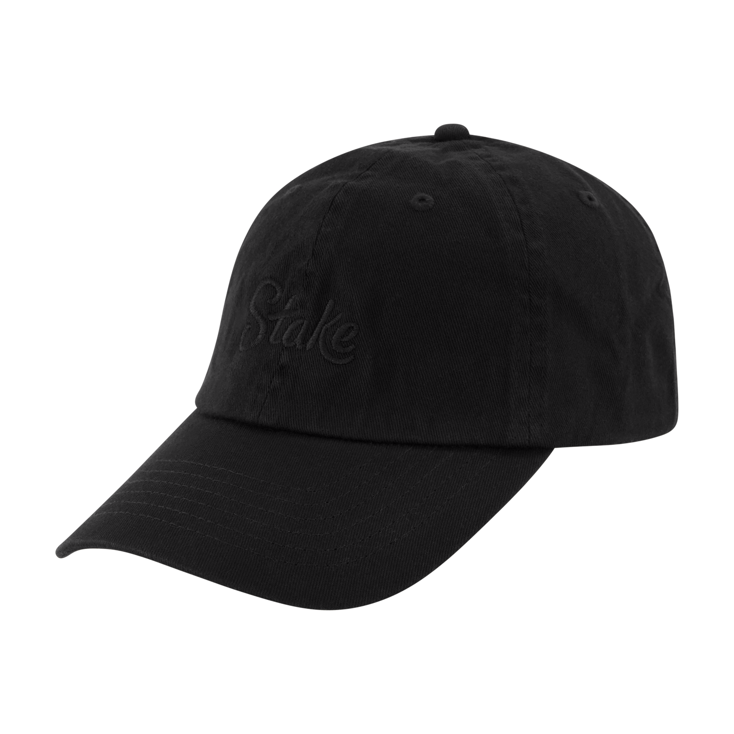 Black on Black 6-Panel Dad Hat