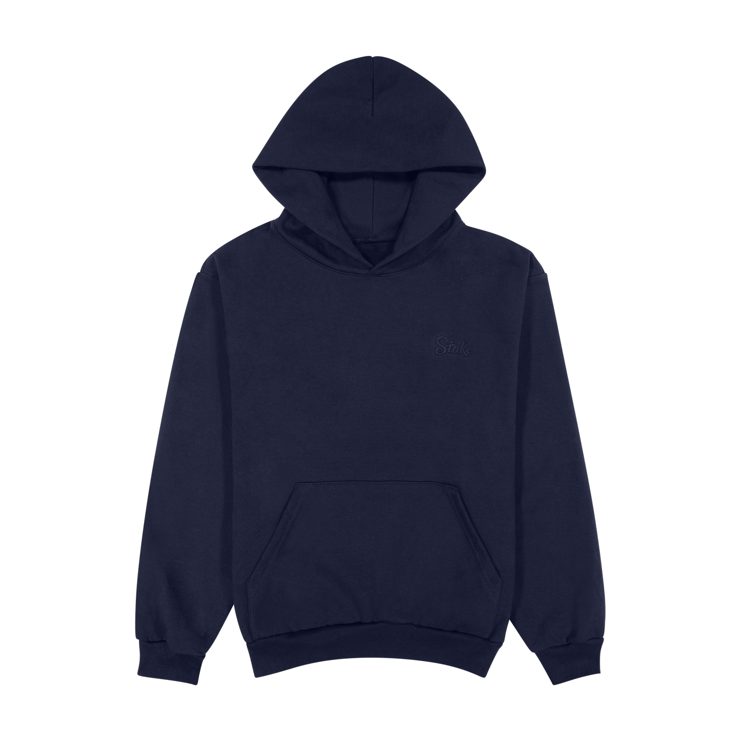 Navy on Navy Stake Hoodie
