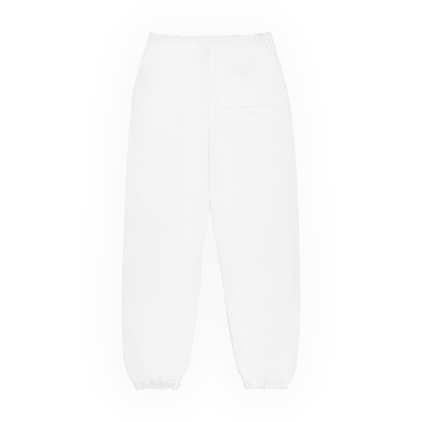 White on White Stake Sweatpant