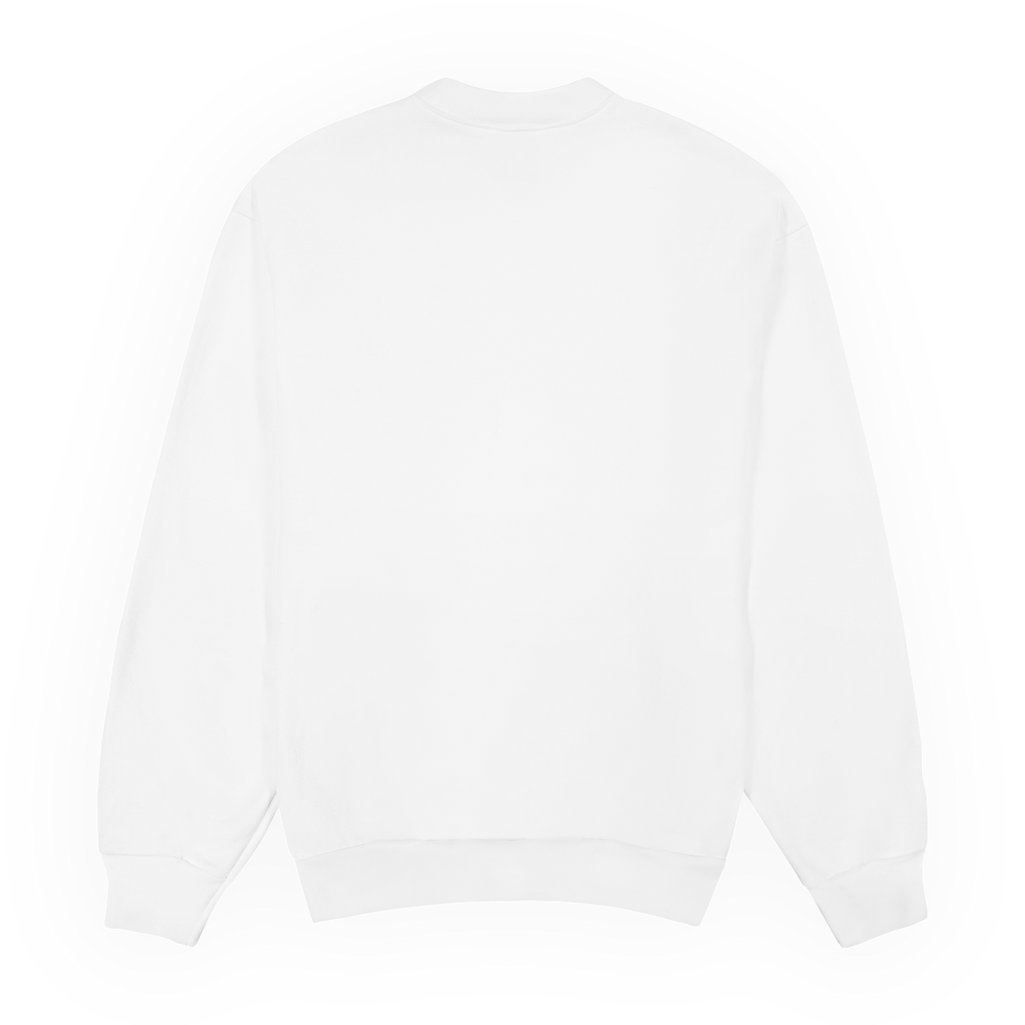 White on White Stake Crewneck