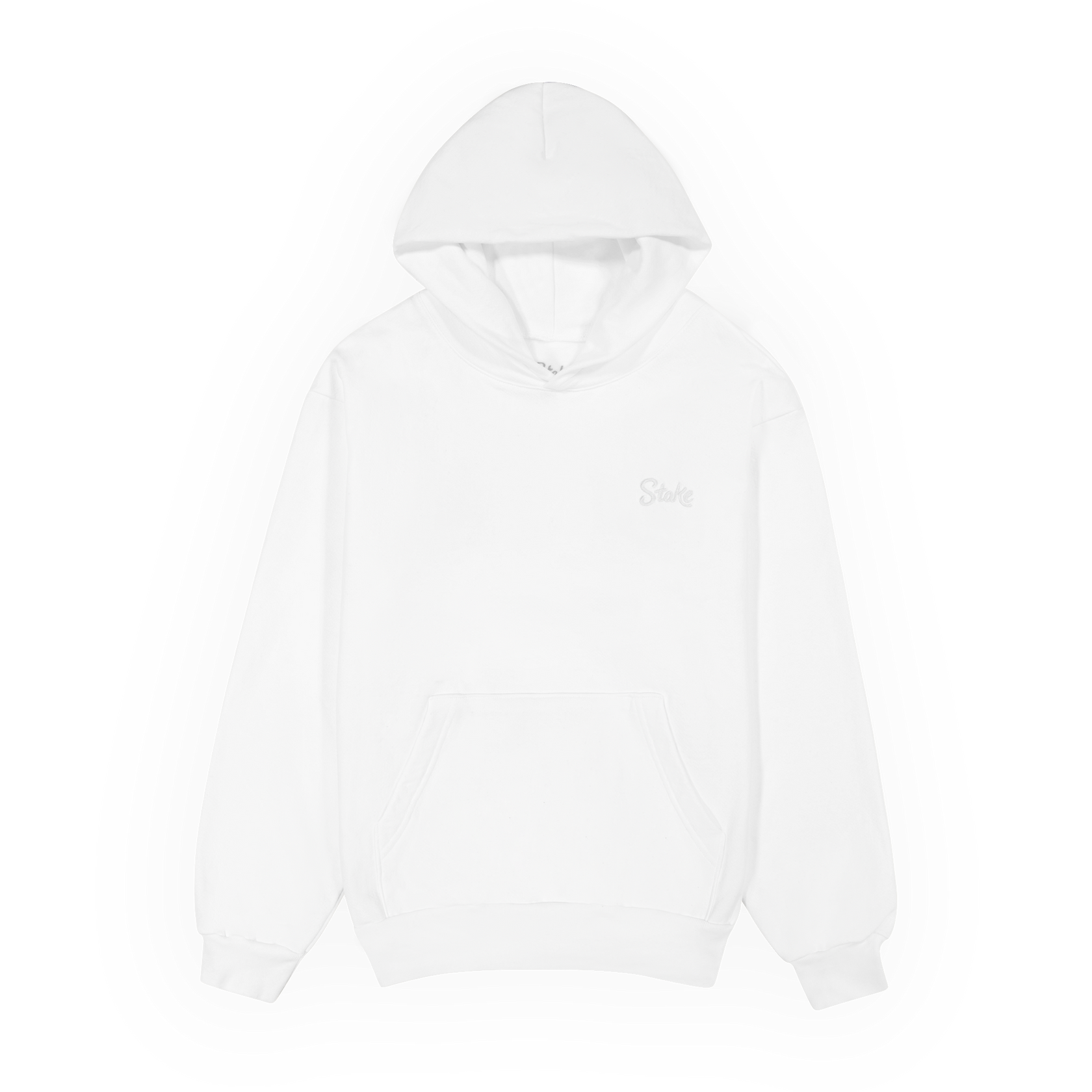 White on White Stake Hoodie – Stake World