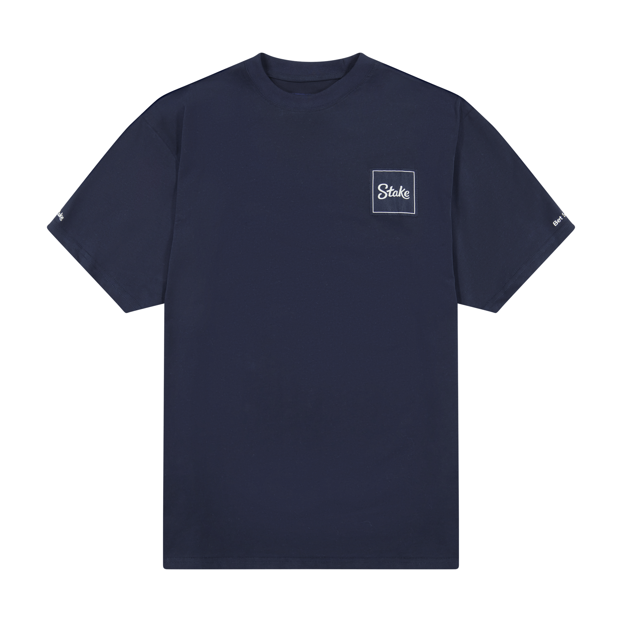 Navy Stake Patch T Shirt Stake World