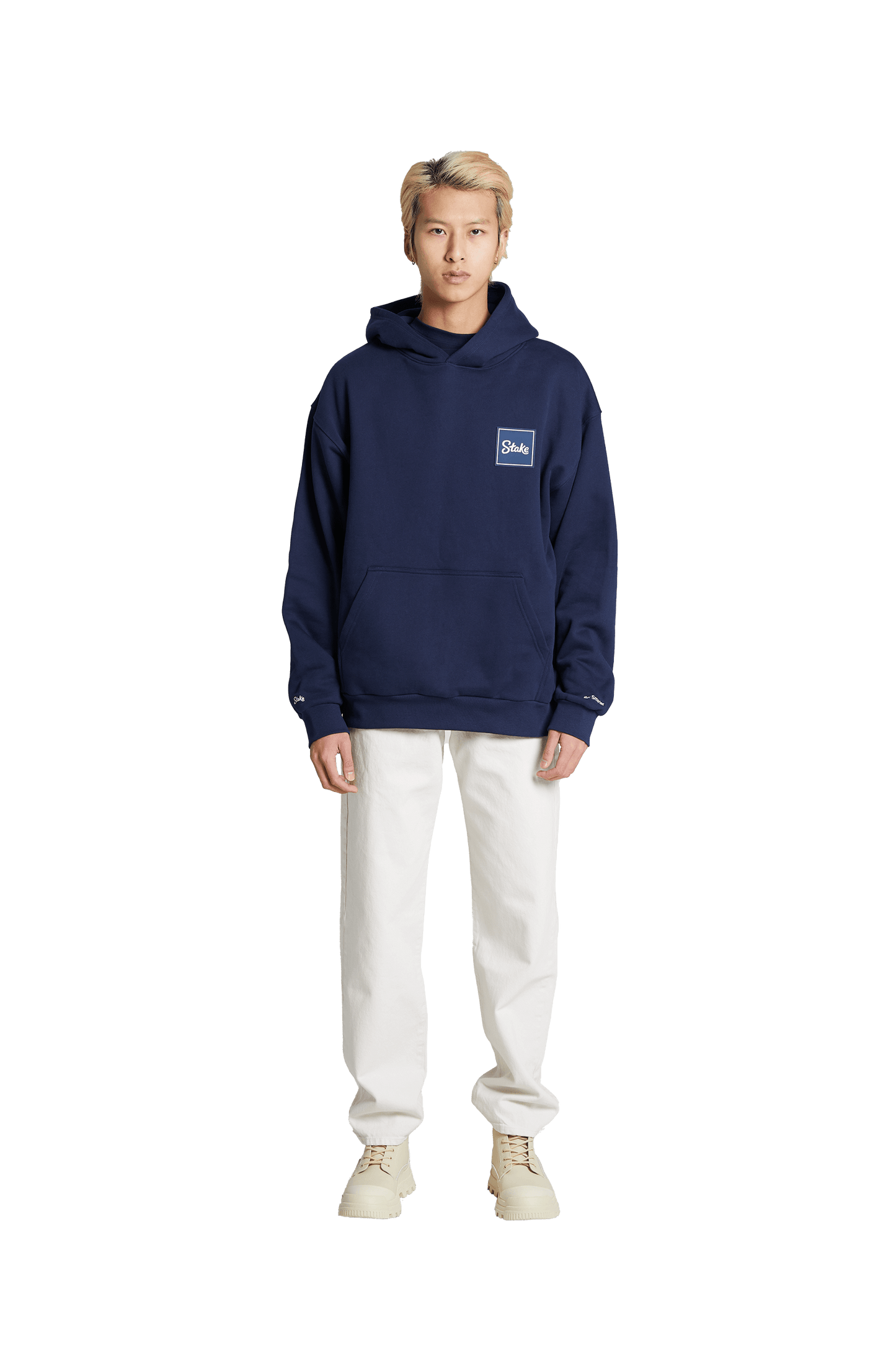 Navy Stake Patch Hoodie